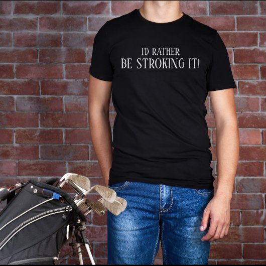 Gepersonaliseerde Pap Golfer Humor Shirt met Gezeg