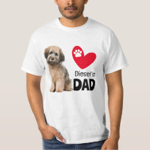 Gepersonaliseerde pap T-Shirt in Havanese