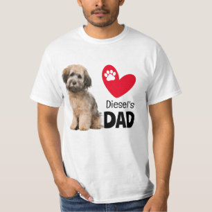 Gepersonaliseerde pap T-Shirt in Havanese