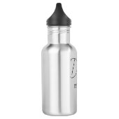 Gepersonaliseerde papa EST. Jaar Waterfles (Links)