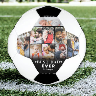 Gepersonaliseerde papa fotocollage voetbal