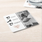 Gepersonaliseerde papa fotopapier Onderzetter | va (Schuin)