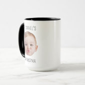 Gepersonaliseerde papa Gift Kinder Foto Baby Gezic Mok (Voorkant links)