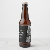 Gepersonaliseerde 'Papa je bent magisch' Twee vade Bier Etiket (Voorkant)