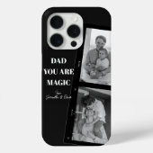 Gepersonaliseerde 'Papa je bent magisch' Twee vade Case-Mate iPhone Case (Achterkant)