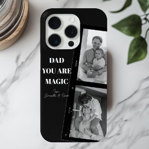 Gepersonaliseerde 'Papa je bent magisch' Twee vade iPhone 15 Pro Case