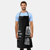 Gepersonaliseerde 'Papa je bent magisch' Twee vade Schort (Gedragen)