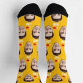 Gepersonaliseerde papa mama Sokken Custom Face Sok (Top)