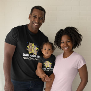GEPERSONALISEERDE PAPA & MIJ TWEE COOLE KATTEN! T-SHIRT