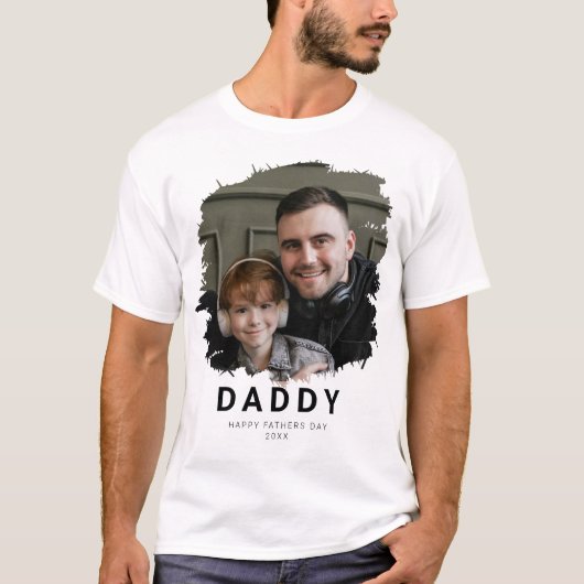 Gepersonaliseerde papa | Vaderdag T-shirt (Voorkant)