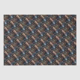 Gepersonaliseerde papa's foto Elegant Patroon Vade Tissuepapier