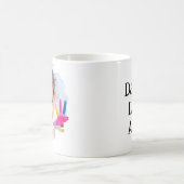 Gepersonaliseerde papa's kleine engel foto koffiemok (Center)