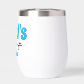 Gepersonaliseerde papa's Sippy Cup Wijn Tumbler (Achterkant)