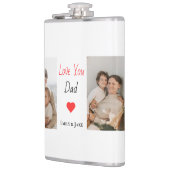 Gepersonaliseerde paperfles | Vaderdag-geschenken Heupfles (Links)