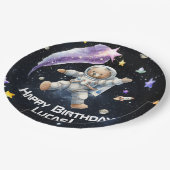 Gepersonaliseerde papieren Borden met een ruimteth Papieren Bordje (Gekanteld)