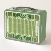 Gepersonaliseerde Papieren Football Veld Lunchbox (Voorkant)