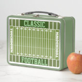 Gepersonaliseerde Papieren Football Veld Lunchbox (In situ)