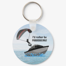 Gepersonaliseerde Parasailing Sleutelhanger