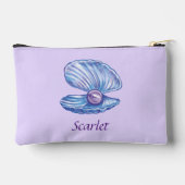 Gepersonaliseerde Parel van de Oceaan (Paarse) Etui (Achterkant)