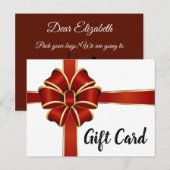 Gepersonaliseerde Parijs reis cadeaubon verrassing Feestdagenkaart (Voorkant / Achterkant)