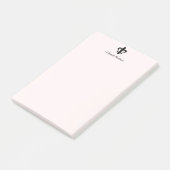 Gepersonaliseerde Parijse Franse Fleur de Lis Pari Post-it® Notes (Schuin)