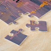 Gepersonaliseerde Parijse Nacht | Aangepaste Quote Legpuzzel (Zijkant)