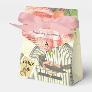 Gepersonaliseerde Paris Thmet Wedding Party Bedankdoosjes