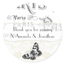 Gepersonaliseerde  Paris Thmet Wedding Party