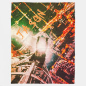 Gepersonaliseerde Parkour Graffiti Kunst Fleece Deken (Voorkant)