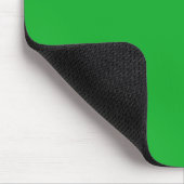 Gepersonaliseerde Parrot Green Single gekleurd Muismat (Hoek)