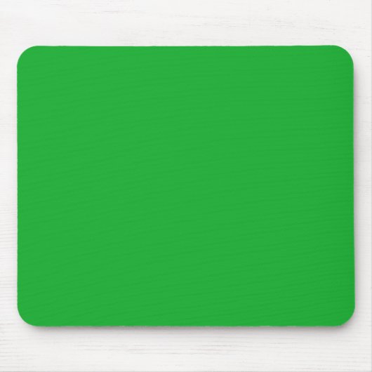 Gepersonaliseerde Parrot Green Single gekleurd Muismat (Voorkant)