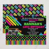 Gepersonaliseerde partij bij uitnodiging van 80 pa (Voorkant / Achterkant)