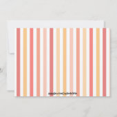 Gepersonaliseerde partij egel en cupcake kaart (Achterkant)