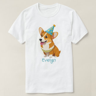 Gepersonaliseerde partij Pet Welsh Corgi T-shirt