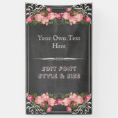 Gepersonaliseerde partij, reünie, feestbanner spandoek (Verticaal)