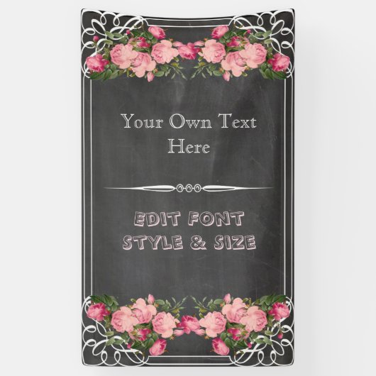 Gepersonaliseerde partij, reünie, feestbanner spandoek (Verticaal)