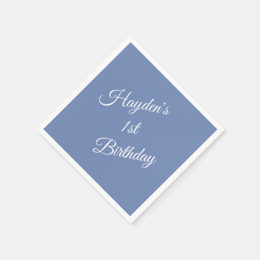 Gepersonaliseerde partij servetten (Hoek)