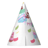 Gepersonaliseerde Party Time Celebration Pet Feesthoedjes (Achterkant)