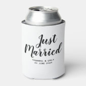 Gepersonaliseerde Pas getrouwd huwelijksreis net g Blikjeskoeler (Blikje Voorkant)