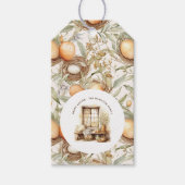 Gepersonaliseerde Pasen Beige Cadeaulabel (Voorkant)