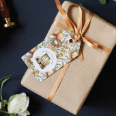 Gepersonaliseerde Pasen Beige Cadeaulabel