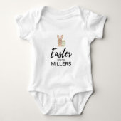 Gepersonaliseerde Pasen bodysuit voor baby (Voorkant)