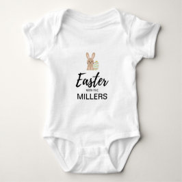 Gepersonaliseerde Pasen bodysuit voor baby
