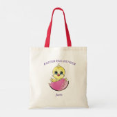 Gepersonaliseerde Pasen Chick Ei Hunt Chick Tote Bag (Achterkant)