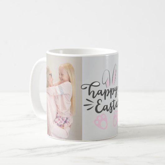 Gepersonaliseerde Pasen Foto Mok Gift - Aangepaste (Voorkant links)
