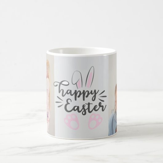 Gepersonaliseerde Pasen Foto Mok Gift - Aangepaste (Center)