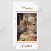 Gepersonaliseerde Pasen Kaart – voeg uw wensen toe (Voorkant / Achterkant)