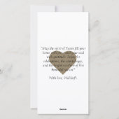 Gepersonaliseerde Pasen Kaart – voeg uw wensen toe (Achterkant)