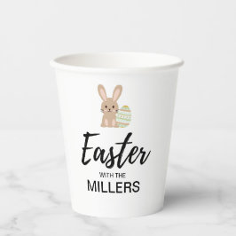 Gepersonaliseerde Pasen "met het gezin" | Papieren Bekers