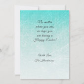 Gepersonaliseerde Pasen Nor'easter kaart (Achterkant)